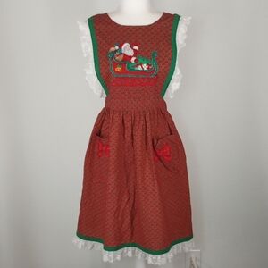 Handmade Christmas Apron OSFM